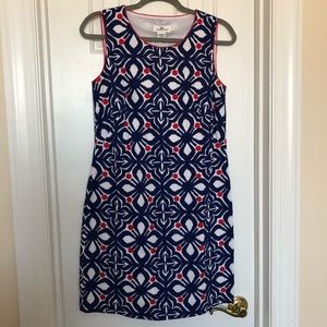 Vineyard Vines Whale Tale Tile Dress - Size 4